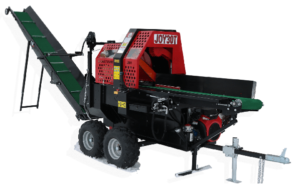 Red runner firewood processor Joy 30T